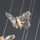 Pendente Borboleta Dourada Led 7w 3200k Bivolt