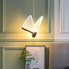 Pendente Borboleta G Dourado Polido Led 6w 3 Cores 3000k 4000