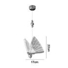 Pendente Butterfly Na Cor Dourado Com Led Integrado Led 6w 32
