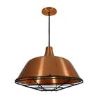 Pendente Chapéu Vintage Readyne Cobre Kit Com 5