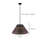 Pendente Chines Fibra Sintetica