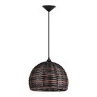 Pendente Chocolate Fibra Esfera Longa Primor