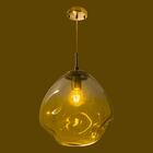 Pendente Chris C/ Cúpula Sopro Em Vidro Degradê Ouro St1720