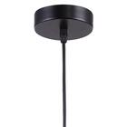 Pendente Cilindrica 16x5cm Preto