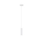 Pendente Cilíndrico Branco Attena Essential Slim E27 1,2x12cm
