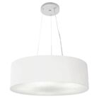 Pendente Cilíndrico Branco Mj-4134 Para Mesa De Jantar E Estar