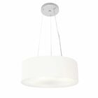 Pendente Cilíndrico Branco Mj-4181 Para Mesa De Jantar E Estar