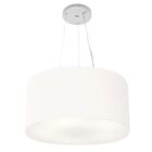 Pendente Cilíndrico Branco Mj-4185 Para Mesa De Jantar E Estar