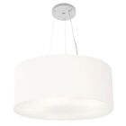 Pendente Cilíndrico Branco Mj-4188 Para Mesa De Jantar E Estar