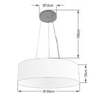 Pendente Cilíndrico Café Mj-4134 Para Mesa De Jantar E Estar