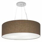 Pendente Cilíndrico Cáqui Mj-4381 Para Mesa De Jantar E Estar