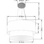 Pendente Cilíndrico Palha Mj-4061 Para Mesa De Jantar E Estar