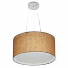 Pendente Cilíndrico Palha Mj-4123 Para Mesa De Jantar E Estar