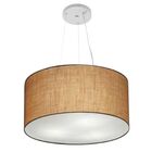 Pendente Cilíndrico Palha Mj-4186 Para Mesa De Jantar E Estar