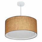 Pendente Cilíndrico Palha Mj-4296 Para Mesa De Jantar E Estar