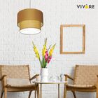 Pendente Cilíndrico Palha Mj-4369 Para Mesa De Jantar E Estar