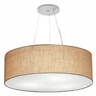 Pendente Cilíndrico Palha Mj-4381 Para Mesa De Jantar E Estar