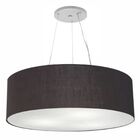 Pendente Cilíndrico Preto Mj-4381 Para Mesa De Jantar E Estar