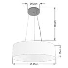 Pendente Cilíndrico Rustico Bege Mj-4184 Para Mesa De Jantar