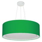 Pendente Cilíndrico Verde Folha Mj-4126 Para Mesa De Jantar E