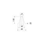 Pendente Circolo French Gold Led 43 2w 3000k Bivolt Bb022 Bel