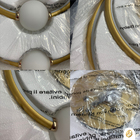 Pendente Circular Duplo Com Globo Led 4000k 45w   Lpl-003 Dou