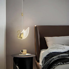 Pendente Cisne Dourado Led 10w 3200k Bivolt