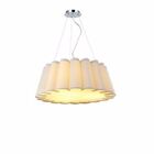 Pendente Cleon 30334 Tecido Bege 22x60cm 3e27 Mantra