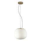 Pendente Cloud Globo Dourado Vidro 30cm Studioluce Pd496 St24