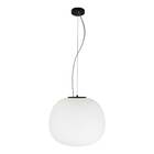 Pendente Cloud Globo Preto Vidro 45cm Studioluce Pd1497 St2431