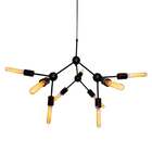 Pendente Cluster Sputinik Molecula + Filamento Carbono T30 22