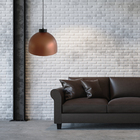 Pendente Cobre e Preto Metal Luns EmaLustres