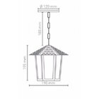 Pendente Colonial Sextavado Vidro Pontilhado 100200-04 Blumen