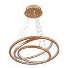 Pendente Com Canopla Tabat 40/50/60Cm Cobre 2700K 80W 127/220V