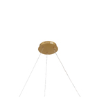 Pendente Redondo Com LED 3 em 1 Aço Horizon 1 Aro Hevvy Iluminação Dourado