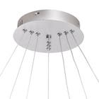 Pendente Anéis Com LED 4000x80cm Prata Cosmos Nix Gmh