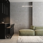 Pendente Quadrado com LED Metal Branco