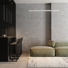 Pendente Linear com LED Metal Branco Office Spot Line