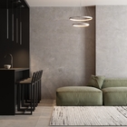 Pendente Redondo com LED Metal Branco Orluce