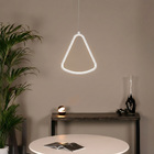 Pendente com LED Branco Triangular