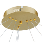 Pendente Espiral com LED Metal e Plástico Dourado Cosmos 180 Gold Gmh
