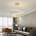 Pendente Espiral Com LED Alumínio Dourado LP404D Nitrolux