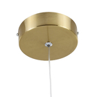 Pendente Tubo com LED Metal Dourado Pupuhi Inspire