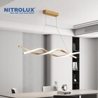 Pendente Linear Com LED Alumínio Ouro LP-202D Nitrolux