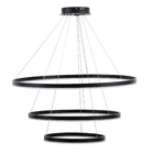 Pendente Espiral com LED Metal e Plástico Preto Cosmos 180 Preto Gmh