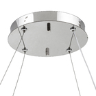 Pendente Redondo com LED Cristal Transparente Casual e Decorativo LLUM Bronzearte