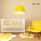 Pendente Cone Amarelo Mj-4039 Para Mesa De Jantar E Estar