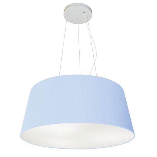 Pendente Cone Azul Bebê Mj-4048 Para Mesa De Jantar E Estar
