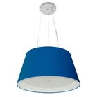 Pendente Cone Azul Marinho E Branco Mj-4119 Para Mesa De Jant