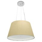 Pendente Cone Bege Mj-4119 Para Mesa De Jantar E Estar